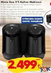 ARZUM MİNİO DUO 2'Lİ KAHVE MAKİNESİ
